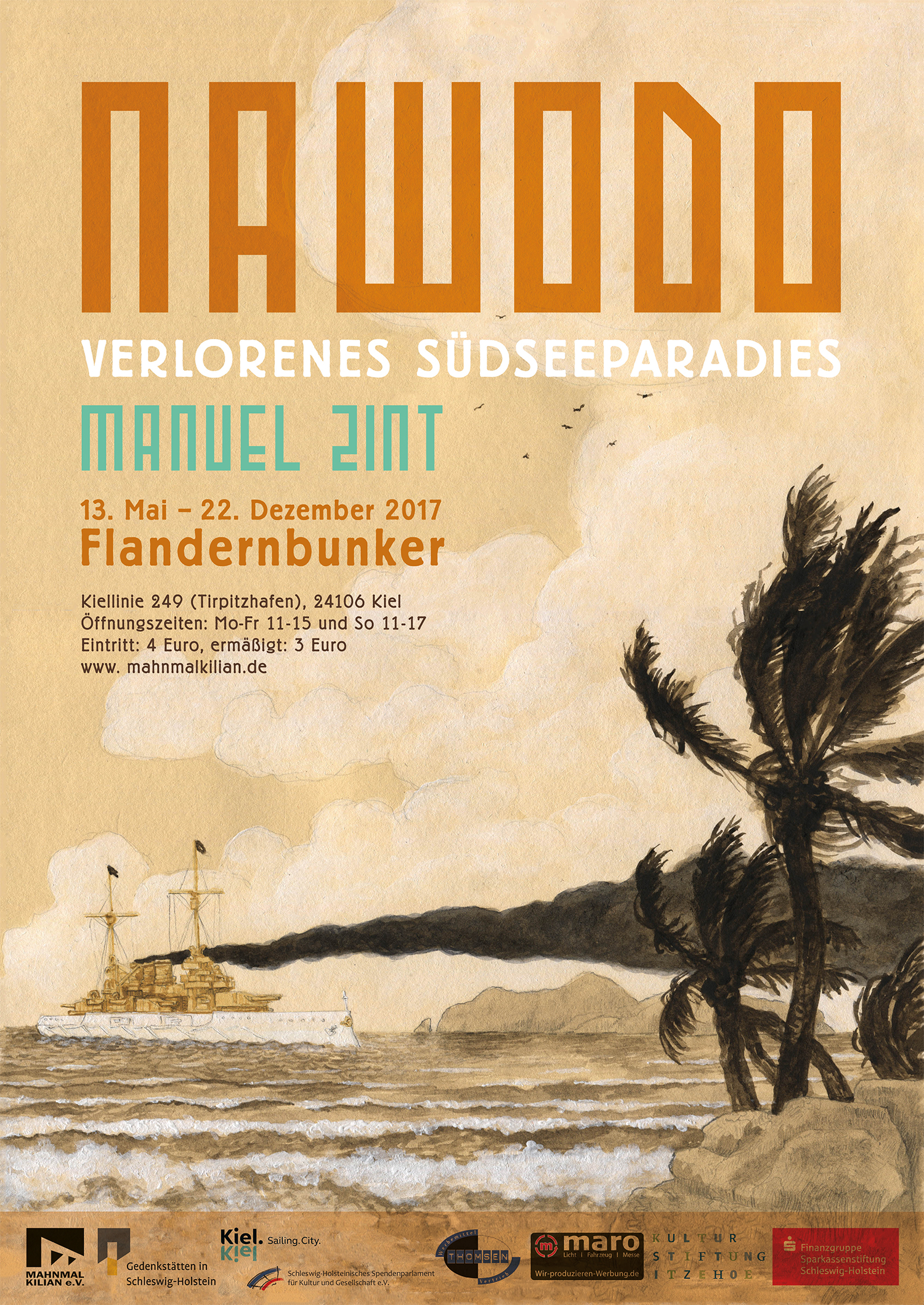Nawodo, verlorenes Südseeparadies - Manuel Zint - Ausstellung im Flandernbunker, Kiel Nawodo von Manuel Zint